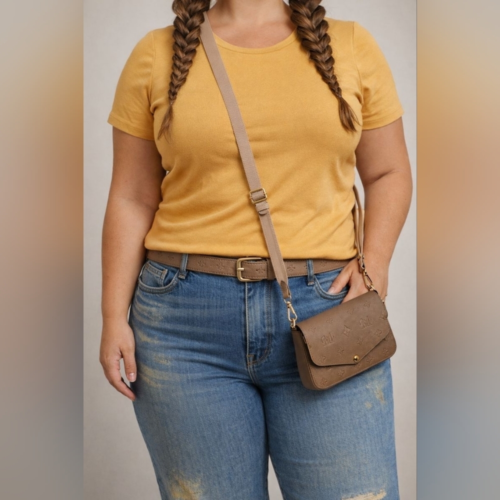 ❤️🔥Flash Sale Montana West Tan Embossed Clutch